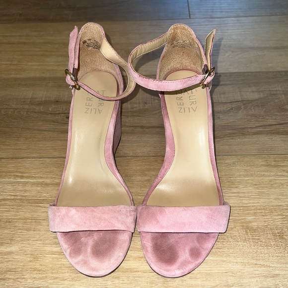 Naturalizer Shoes - Naturalizer Pink Suede Wedges Size 9W